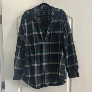 Chaps Multicolor Plaid Casual flannel Shirt